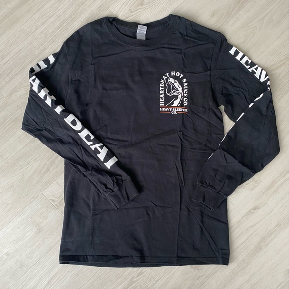 Heartbeat Hot Sauce Long Sleeve Snake Graphic Tee - Picture 2 of 3